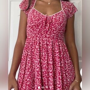 Urban outfitters floral romper dress